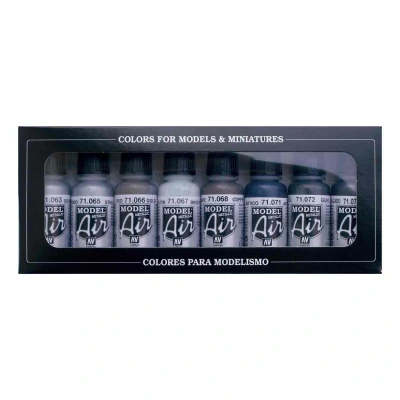 Afbeelding van Model Air Basic Metallic Colors Set 8 kleuren 17ml 71176