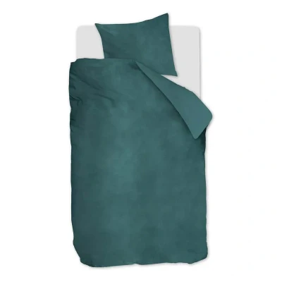 Afbeelding van At Home With Marieke AHWM Dbo Tender Green Velvet 140x200/220 Groen