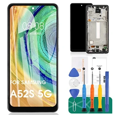 Afbeelding van INCELL voor Samsung Galaxy A52S 5G Screen Vervanging Lcd scherm SM A528B Digitizer Touchscreen Montage A528B/DS Reparatie Deel met Frame (geen Vingerafdruk Functie)