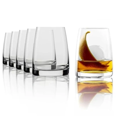Afbeelding van Stölzle Lausitz Experience Bekers, set van 6, 325 ml, highball glazen, ideaal voor dranken en cocktails met ijs, dunne, vaatwasmachinebestendige waterglazen kristalglas, elegante dagelijkse glazen