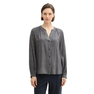 Afbeelding van TOM Tailor Gemusterte Blouse, Dames, Maat: 34, Printed vichy check design