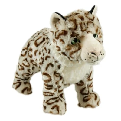 Afbeelding van Animal Instincts Snow Mates Sophia Leopard, piepende zachte pluche kauwen metgezel hondenspeelgoed groot