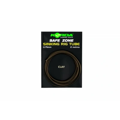 Afbeelding van Korda Safe Zone Sinking Rig Tube (2m ) 0.75mm Kleur : Clay
