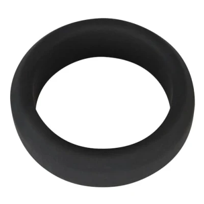 Afbeelding van Black Velvets Siliconen Penis Ring voor en Krachtige Erecties 38 mm Zwart