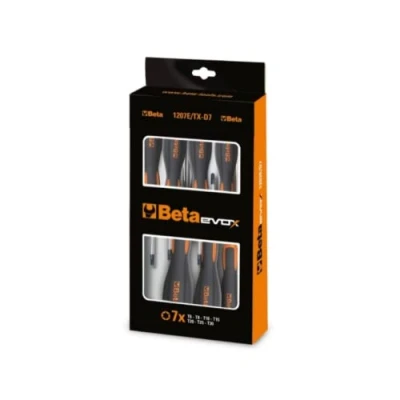 Afbeelding van Beta 1207E/TX D7 7 delig set schroevendraaiers voor Torx® schroeven 012071207