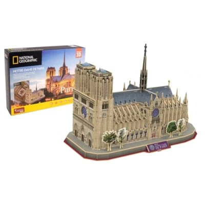 Afbeelding van 3D Puzzel Notre Dame De Paris Constructiespel EXPLORA 128 stukjes Vanaf 8 jaar