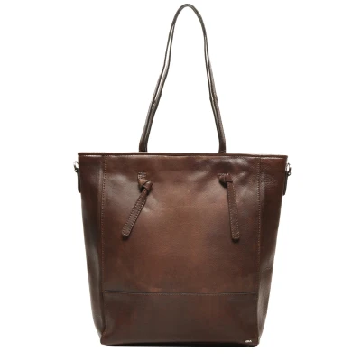 Afbeelding van Berba Lucca Shopper chocolate damestas