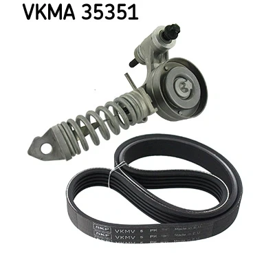 Afbeelding van SKF Poly V riemen kit VKMA 35351