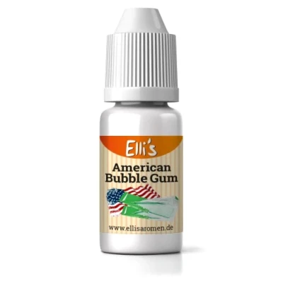 Afbeelding van Ellis Aromen American Bubble Gum levensmiddelaroma vloeibaar voor levensmiddelen en vloeistoffen, het bakken, koken, zoals pap kwark caloriearm