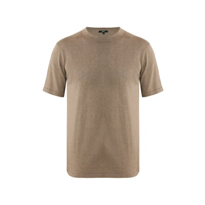 Afbeelding van Mexx Tshirt basic, Heren, Maat: Large, Taupe