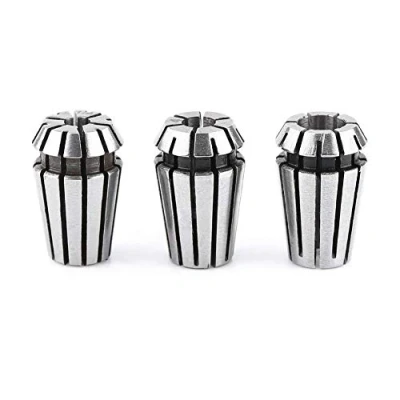 Afbeelding van ER11 CNC Collet, 3Pcs 1/8 inch (3.175mm) 4mm 6mm Spring Collet Workholding Graveren Frezen Draaibank Tool