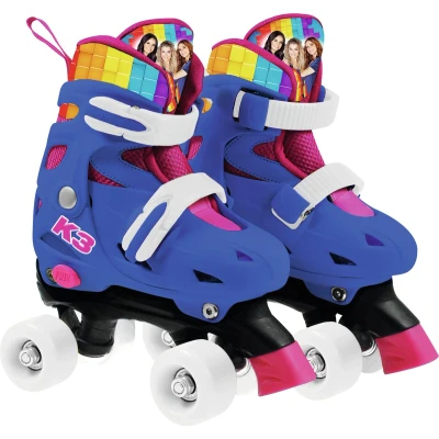 Afbeelding van K3 rolschaatsen maat 34 37 regenboog