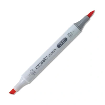 Afbeelding van COPIC Ciao Marker Type YR 07, Cadmium Orange, veelzijdige layout marker, op alcoholbasis, met een medium breedte en penseelpunt