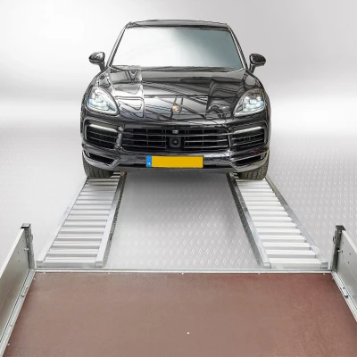Afbeelding van Datona Aluminium Oprijplaten Auto 250 Cm 4 Ton (2 Stuks) (250 x 44 14 cm)