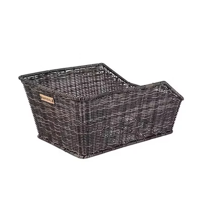 Afbeelding van Basil Cento Rattan WSL fietsmand achterop inclusief systeem lichtbruin