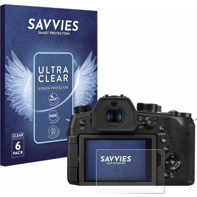 Afbeelding van Savvies (6 Stuks) Schermbeschermer voor Panasonic DC FZ1000 II/DC TZ200 Screen Protector Ultra Transparant