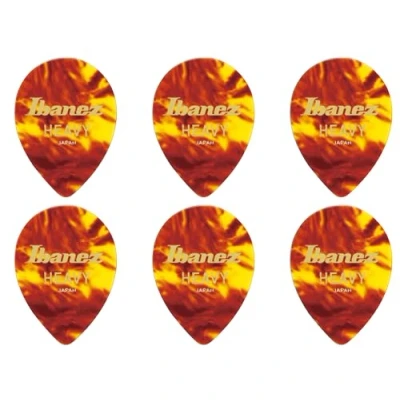 Afbeelding van Ibanez Small Teardrop Plectrum Heavy 6 pack