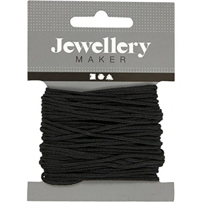 Afbeelding van Creativ Company Macrame Koord Zwart, 8m