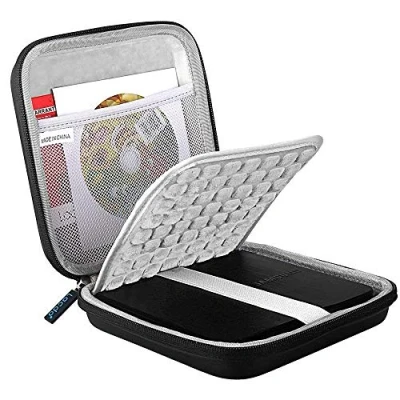 Afbeelding van Lacdo Externe Harde Schijf Case CD DVD USB Beschermende voor Apple SuperDrive, HP ‎F6V97AA#ABB, Asus U9M U7M, Dell Slim DW316, LG GP57ES40 Brander Hard Draagbaar, Zwart
