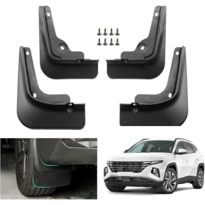 Afbeelding van 4 Stuks Auto Spatlappen Voor Hyundai Tucson NX4 2021 2024 2025, Achter Wiel Spatbescherming Accessoires