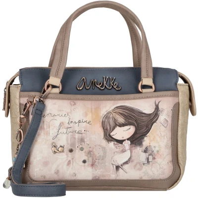 Afbeelding van Anekke Schoudertas Handtas Memories Bowling Bag Multicolor Veelkleurig