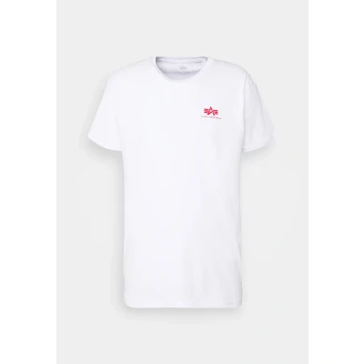 Afbeelding van Alpha Industries Tshirt print, Heren, Maat: Small, White/red