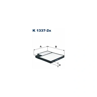 Afbeelding van Filtron Interieurfilter K 1337 2x