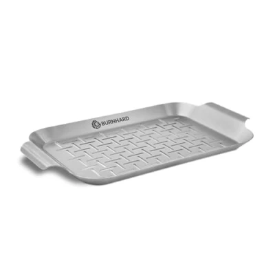 Afbeelding van Burnhard Grillmand voor BBQ Grillplaat 33x19x2 cm