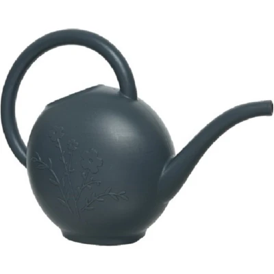 Afbeelding van Decoris Gieter 1,5 liter antraciet grijs kunststof 33 cm Gieters