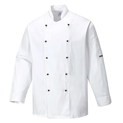 Afbeelding van Portwest Somerset Koksjas Size: XL, Colour: Wit, C834WHRXL