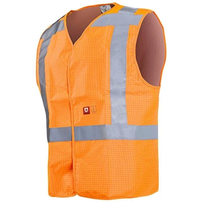Afbeelding van SIOEN RAUFAR vlamvertragende en antistatische signalisatie gilet (rws) fluo oranje 308AA2PX8FC12XL