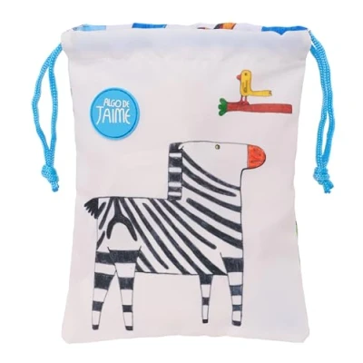 Afbeelding van Lunchtrommel Algo de Jaime 20 x 25 1 cm Zak Wit