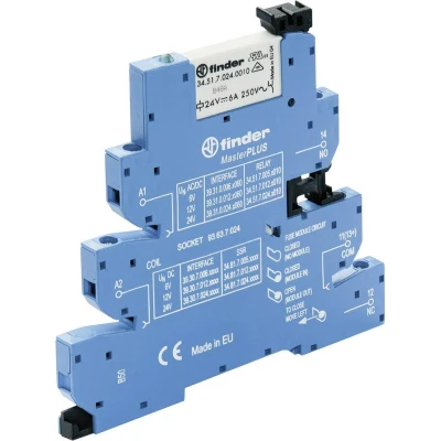 Afbeelding van Finder 39.31.3.230.0060 Koppelrelais 230 V/AC 6 A 1x wisselcontact 1 stuk(s)