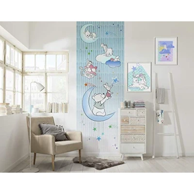 Afbeelding van Komar Vliesbehang Winnie de Poeh Piglet and sterren (set)