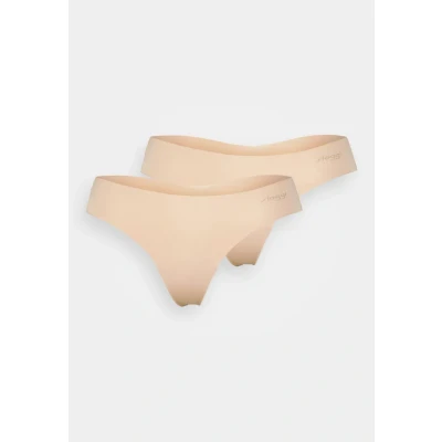 Afbeelding van Sloggi Hipstring 2 PACK String, Dames, Maat: XS, Cameo brown