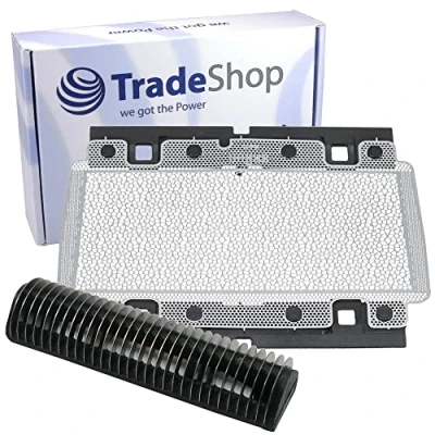 Afbeelding van Trade Shop 1 x messenblok, scheerblad compatibel met Braun 3105, 3305, 3310, 3315, 3600, 3610, 3612, 3614, 3615, 3710, 3731, 3732, 3733, 3734 scheerapparaat combipack