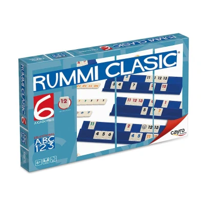 Afbeelding van Cayro Rummi Classic Geschikt voor 6 Spelers Strategisch Bordspel Vanaf 8 Jaar