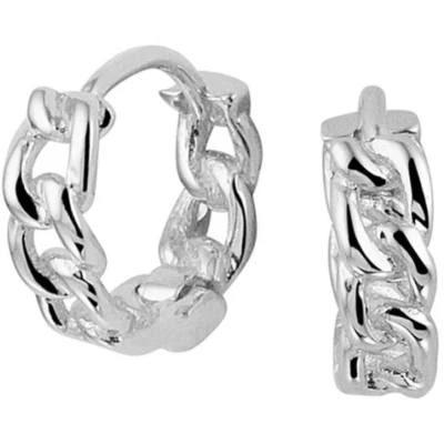 Afbeelding van Zilver Gerhodineerde Klapoorringen 1328332