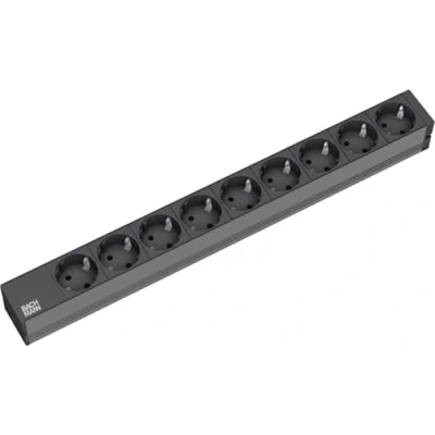 Afbeelding van Bachmann contactdoos 9xra 2mt 19 1he pdu 333 506