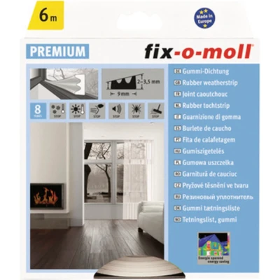 Afbeelding van Fix o moll Tochtband E profiel 4x9mm 6m