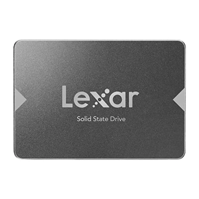 Afbeelding van Lexar NS100 2,5 SATA III 6 Gb/s Interne SSD 512GB, Schijf, Solid State Drive, Tot 550 MB/s Lezen, voor laptop, desktopcomputer/pc (LNS100 512AMZN)