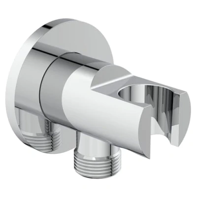 Afbeelding van Ideal Standard Multi Suite wanduitloop voor handdouche, verchroomd