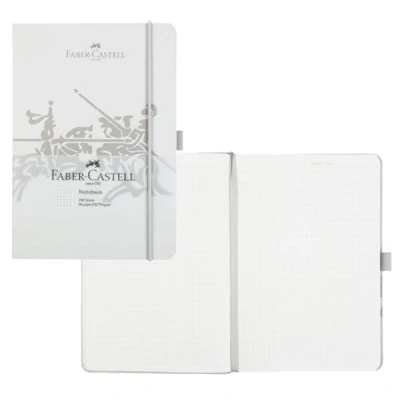 Afbeelding van Faber Castell 10317 Notitieboek DIN A5 grijs, vierkant, 100 g/m², 194 pagina&#039;s FSC Mix papier, 145 x 210 mm