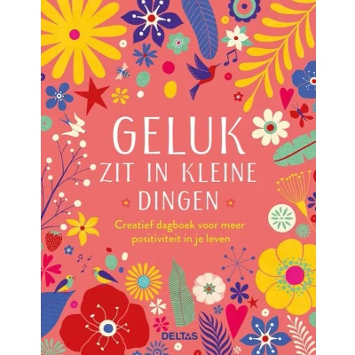 Afbeelding van Deltas Creatief dagboek geluk zit in kleine dingen (1 Boek)