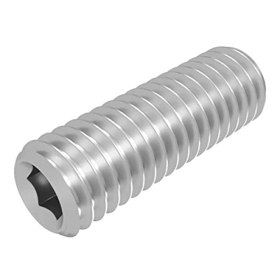 Afbeelding van SECCARO Schroefdraadstift met kegelkop M4 x 12 mm, roestvrij staal V2A VA A2, DIN 913 / ISO 4026, binnenzeskant, 20 stuks