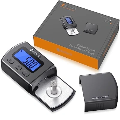 Afbeelding van Neoteck Digitale Draaitafel Stylus Force Schaal Gauge 0.01g/5.00g Blauw LCD Backlight voor Tonearm Phono Cartridge