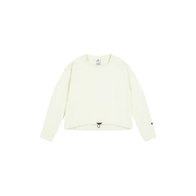 Afbeelding van Champion Crewneck TECH Sweater, Dames, Maat: Small, White