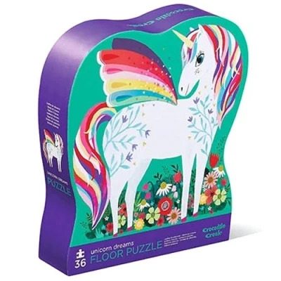 Afbeelding van Crocodile creek vloerpuzzel eenhoorns 36st