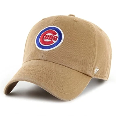 Afbeelding van 47 &#039;Merk pet met riempje CLEAN UP Chicago Cubs camelbeige