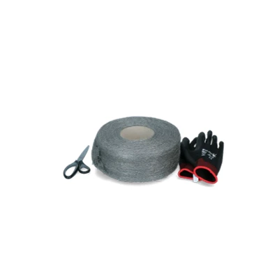 Afbeelding van TEKKSTEEL Muis &amp; Rat STOP muizen staalwol SET 1 kg RVS tegen Ongediertewering Ongediertebestrijding